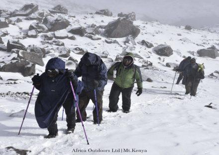 Adventure Travels Kenya, Luxury Tours  5 days Mt.Kenya Climb Chongoria route
